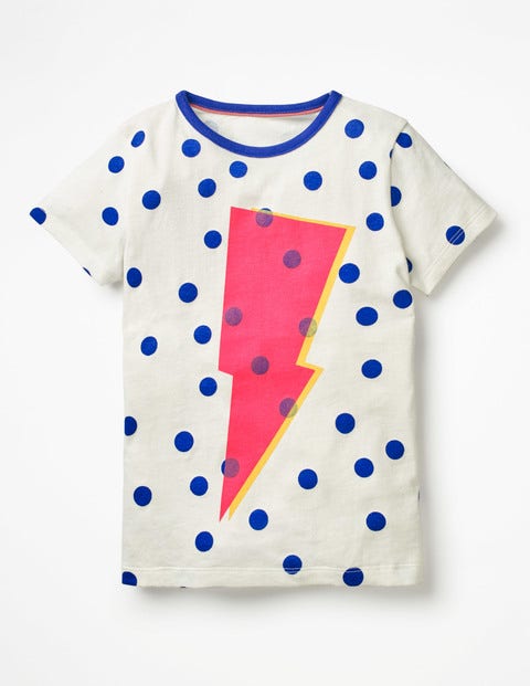 Colour Pop T-Shirt - Ecru Lightning Colour Pop T-Shirt - Ecru Lightning