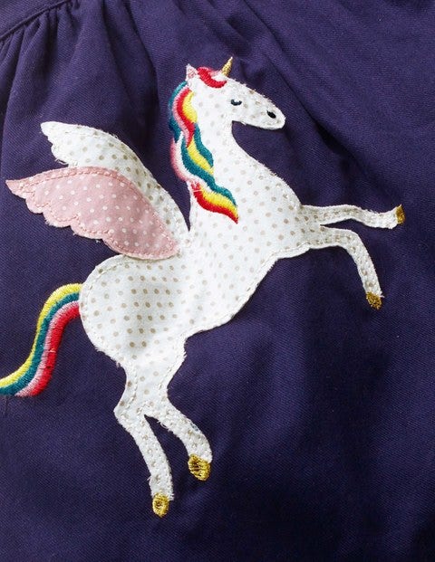 Novelty Skirt - Prussian Blue Unicorns Novelty Skirt - Prussian Blue Unicorns