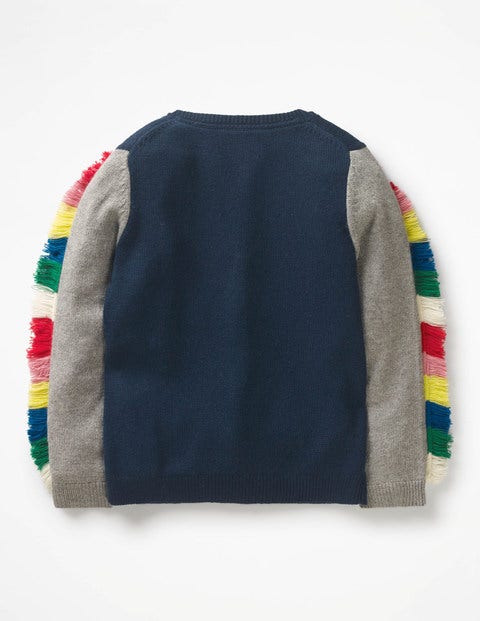 Fun Cardigan - School Navy Horse Fun Cardigan - School Navy Horse