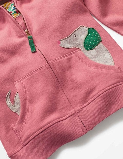Novelty Zip-Up Hoodie - Autumn Rose Dog Novelty Zip-Up Hoodie - Autumn Rose Dog