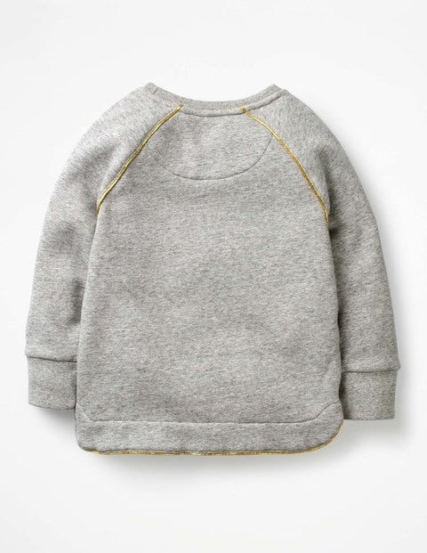 Fun Cosy Sweatshirt - Grey Marl Unicorn Fun Cosy Sweatshirt - Grey Marl Unicorn