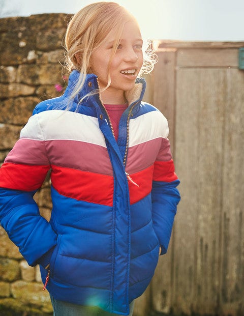 Cosy Padded Jacket - Cobalt Blue Cosy Padded Jacket - Cobalt Blue