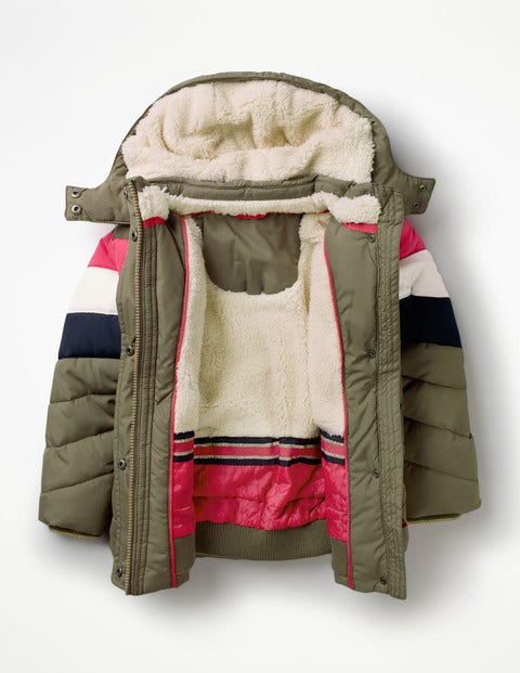Cosy Padded Jacket - Army Green Cosy Padded Jacket - Army Green