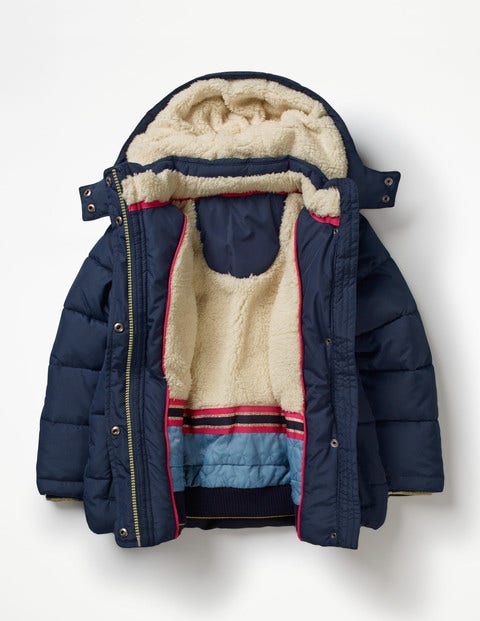 Cosy Padded Jacket - School Navy Cosy Padded Jacket - School Navy