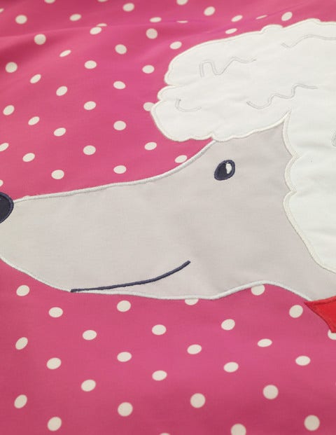 Novelty Sherpa-Lined Anorak - Rose Blossom Pink Poodle Novelty Sherpa-Lined Anorak - Rose Blossom Pink Poodle