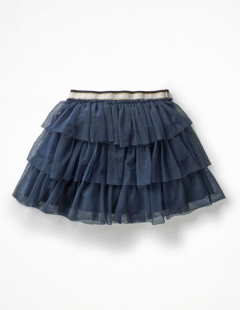 Tiered Tulle Skirt - School Navy Tiered Tulle Skirt - School Navy