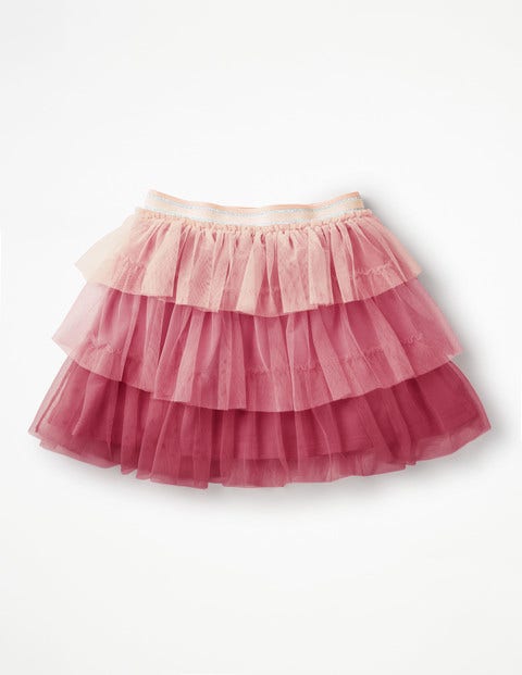 Tiered Tulle Skirt - Rose Pink Tiered Tulle Skirt - Rose Pink