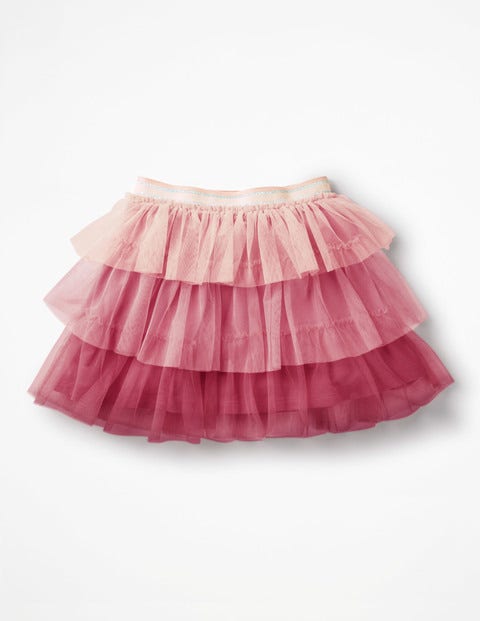 Tiered Tulle Skirt - Rose Pink Tiered Tulle Skirt - Rose Pink