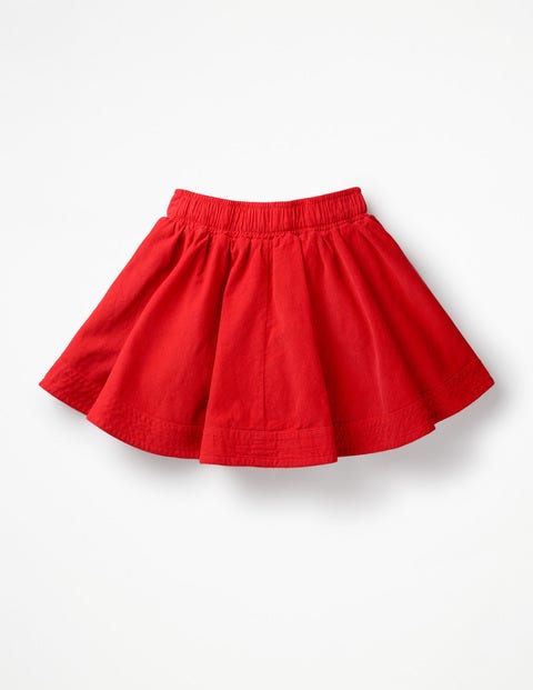 Simple Colourful Skirt - Poppy Red Simple Colourful Skirt - Poppy Red