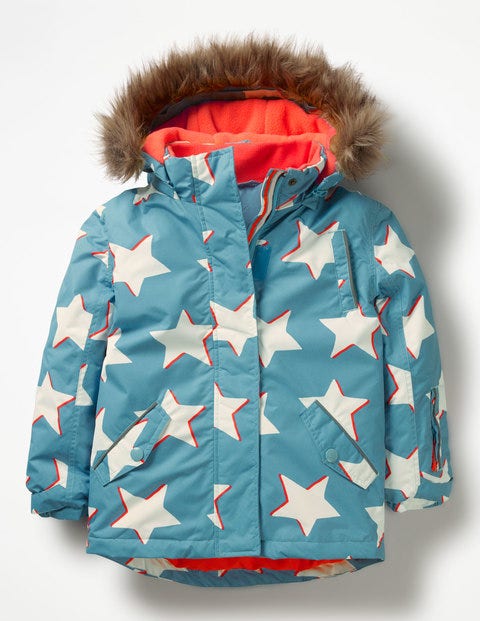 All-Weather Waterproof Jacket - Delphinium Blue Shadow Stars All-Weather Waterproof Jacket - Delphinium Blue Shadow Stars