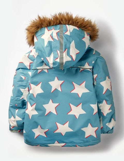 All-Weather Waterproof Jacket - Delphinium Blue Shadow Stars All-Weather Waterproof Jacket - Delphinium Blue Shadow Stars