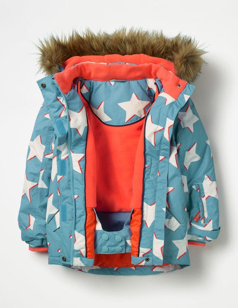 All-Weather Waterproof Jacket - Delphinium Blue Shadow Stars All-Weather Waterproof Jacket - Delphinium Blue Shadow Stars