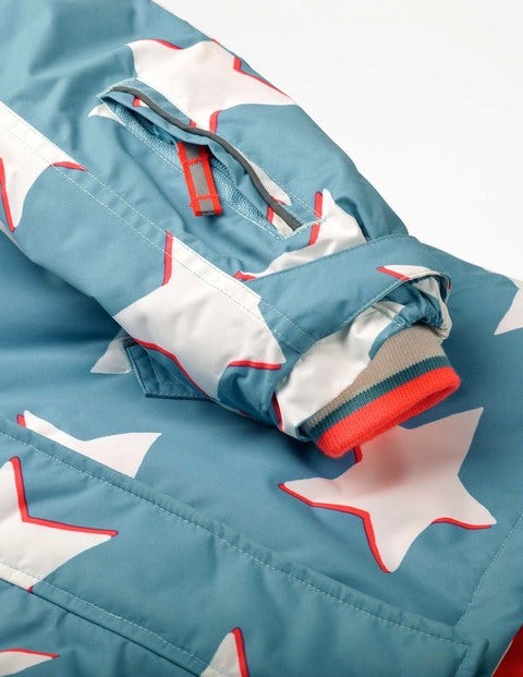 All-Weather Waterproof Jacket - Delphinium Blue Shadow Stars All-Weather Waterproof Jacket - Delphinium Blue Shadow Stars