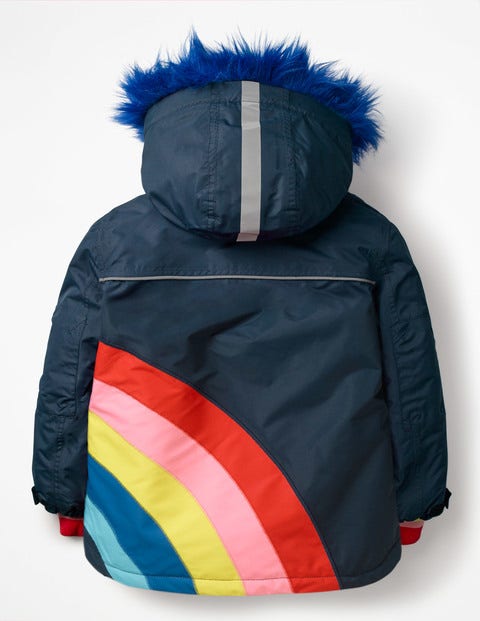 All-Weather Waterproof Jacket - Navy Rainbow All-Weather Waterproof Jacket - Navy Rainbow