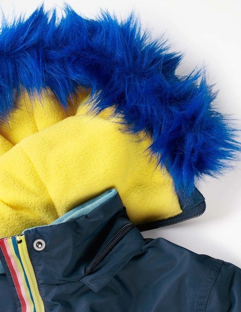 All-Weather Waterproof Jacket - Navy Rainbow All-Weather Waterproof Jacket - Navy Rainbow