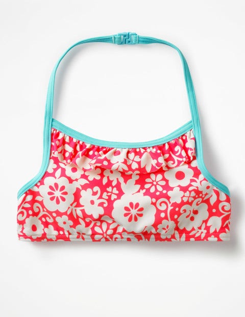 Pretty Bikini Top - Fluoro Pink Surf Floral Pretty Bikini Top - Fluoro Pink Surf Floral