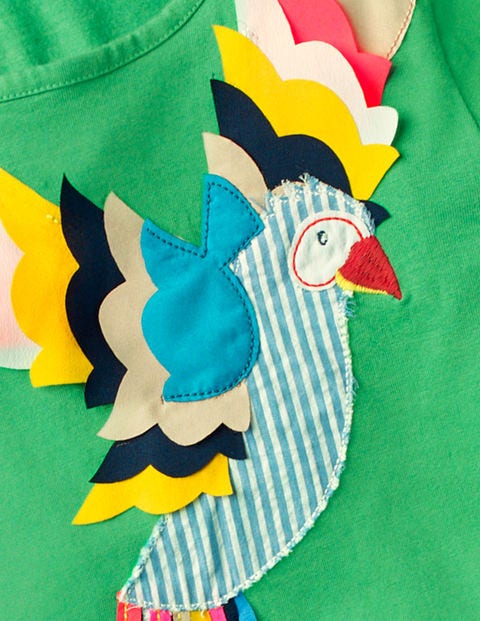 Tropical Animal T-Shirt - Peppermint Green Parrot Tropical Animal T-Shirt - Peppermint Green Parrot