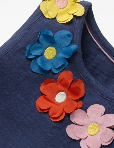 Flower Power Tank - Starboard Blue Flower Power Tank - Starboard Blue