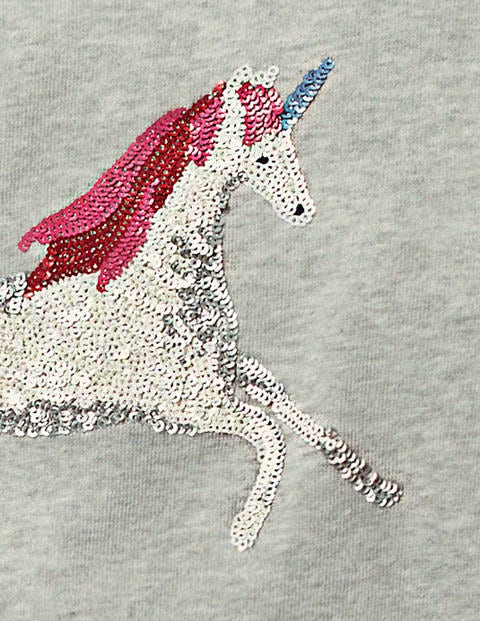 Unicorn Sweatshirt - Grey Marl Unicorn Sweatshirt - Grey Marl