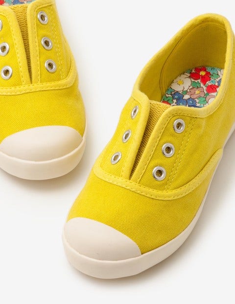 Laceless Canvas Shoes - Zest Yellow Laceless Canvas Shoes - Zest Yellow