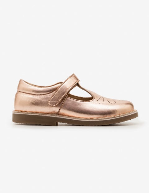Salomés Plats En Cuir - Or Rose Salomés Plats En Cuir - Or Rose