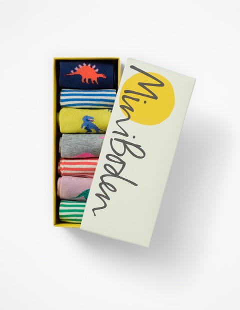 7 Pack Sock Box - Dinosaurs 7 Pack Sock Box - Dinosaurs