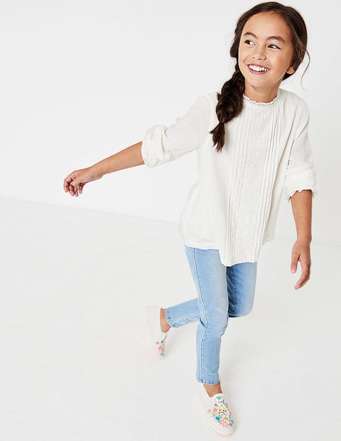 Pretty Lace Woven Top - Ecru Pretty Lace Woven Top - Ecru