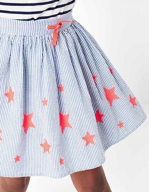 Stripy Skirt - Orion Blue Stripes Stripy Skirt - Orion Blue Stripes