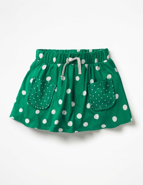 Spotty Jersey Skort - Watercress Green Spots Spotty Jersey Skort - Watercress Green Spots
