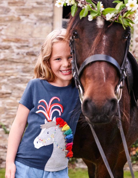 Animal Talent T-Shirt - Starboard Blue Horse Animal Talent T-Shirt - Starboard Blue Horse