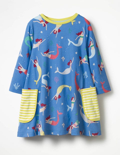 Printed Tunic - Penzance Blue Mermaid Printed Tunic - Penzance Blue Mermaid