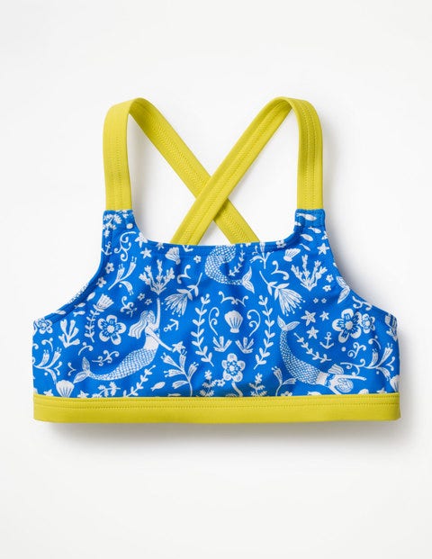Surf Bikini Top - Oasis Blue Mermaid Toile Surf Bikini Top - Oasis Blue Mermaid Toile