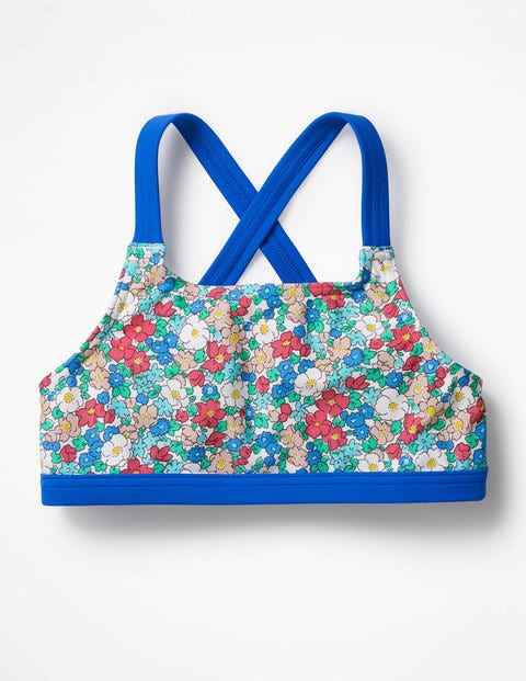 Surf Bikini Top - Oasis Blue Floral Surf Bikini Top - Oasis Blue Floral