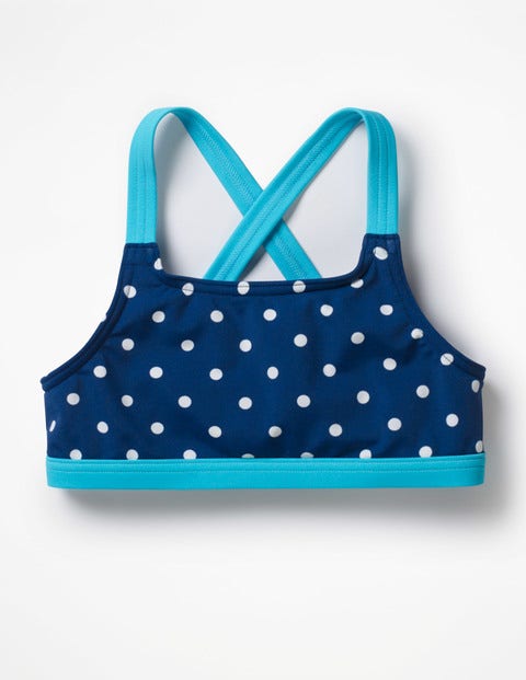 Surf Bikini Top - Deep Sea Blue/Ivory Spot Surf Bikini Top - Deep Sea Blue/Ivory Spot