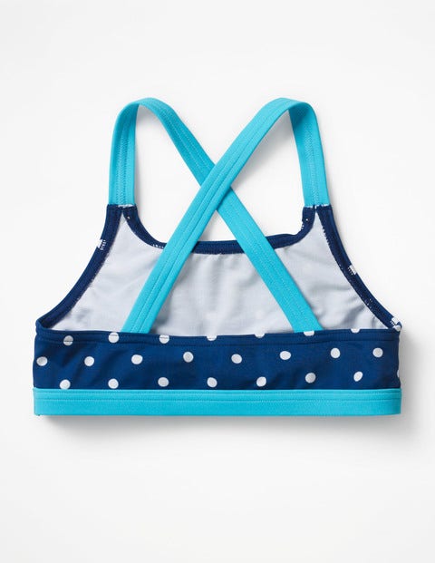 Surf Bikini Top - Deep Sea Blue/Ivory Spot Surf Bikini Top - Deep Sea Blue/Ivory Spot