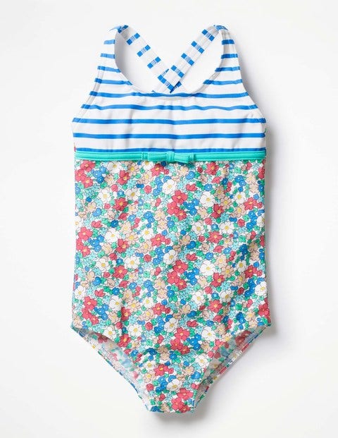 Hotchpotch Swimsuit - Fleur Bleu Oasis Hotchpotch Swimsuit - Fleur Bleu Oasis
