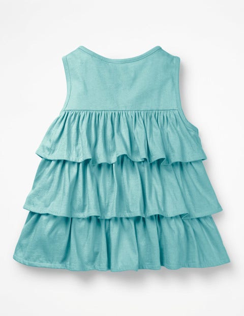 Pretty Ruffle Top - Camper Blue Pretty Ruffle Top - Camper Blue