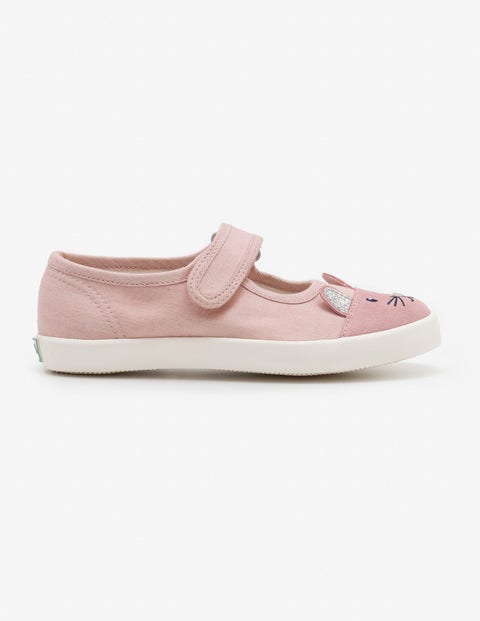Canvas Mary Janes - Vintage Pink Canvas Mary Janes - Vintage Pink