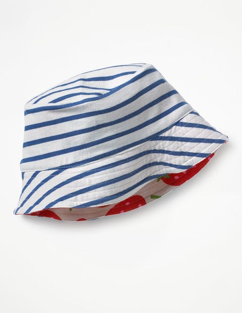 Jersey Reversible Hat - Ecru Sweet Strawberry Jersey Reversible Hat - Ecru Sweet Strawberry