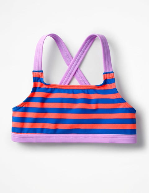 Surf Bikini Top - Blue/Neon Grapefruit Orange Surf Bikini Top - Blue/Neon Grapefruit Orange