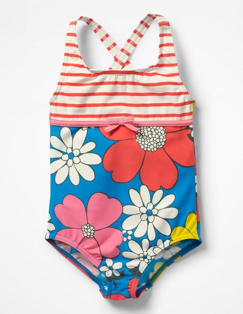 Hotchpotch Swimsuit - Blue Flower Power Hotchpotch Swimsuit - Blue Flower Power
