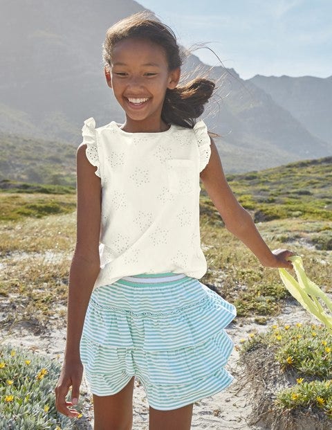 Broderie Star Top - Ivory Broderie Star Top - Ivory