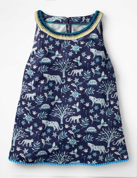Printed Jersey Vest - Starboard Blue Island Batik Printed Jersey Vest - Starboard Blue Island Batik