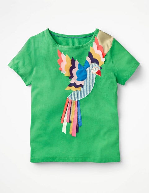 Tropical Animal T-Shirt - Peppermint Green Parrot Tropical Animal T-Shirt - Peppermint Green Parrot