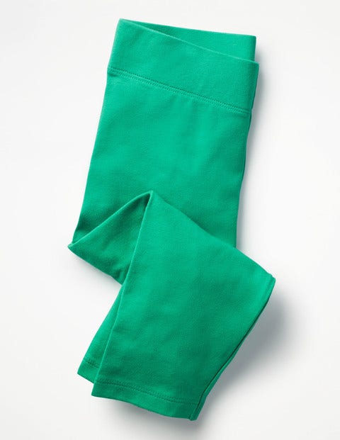 Plain Cropped Leggings - Deep Green Plain Cropped Leggings - Deep Green