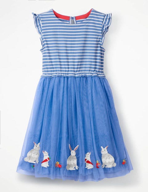 Sparkly Easter Dress - Penzance Blue Sparkly Easter Dress - Penzance Blue
