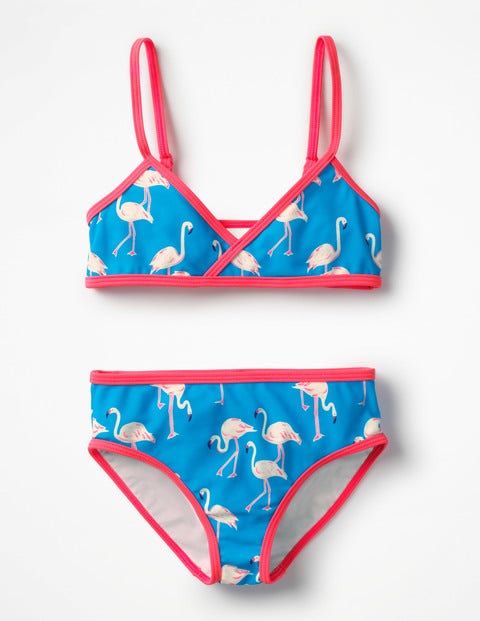 Fun Bikini Set - Blue Flamingos Fun Bikini Set - Blue Flamingos