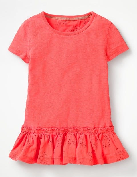 Ruffle Hem Top - Paradise Pink Ruffle Hem Top - Paradise Pink