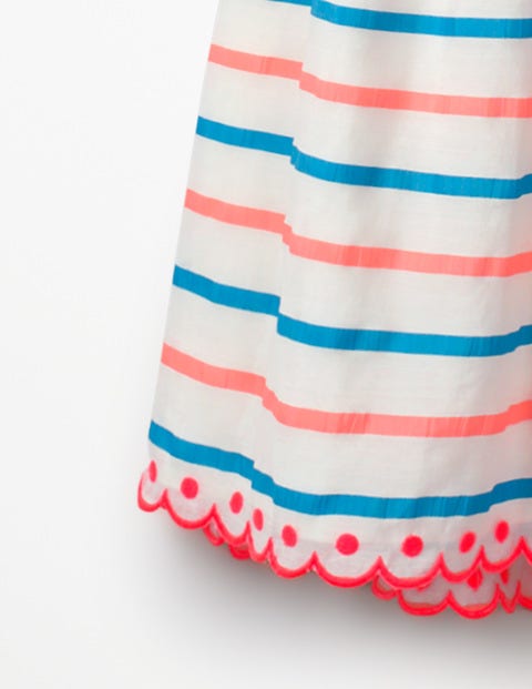 Stripy Organza Dress - Paradise Pink/Blue Stripe Stripy Organza Dress - Paradise Pink/Blue Stripe