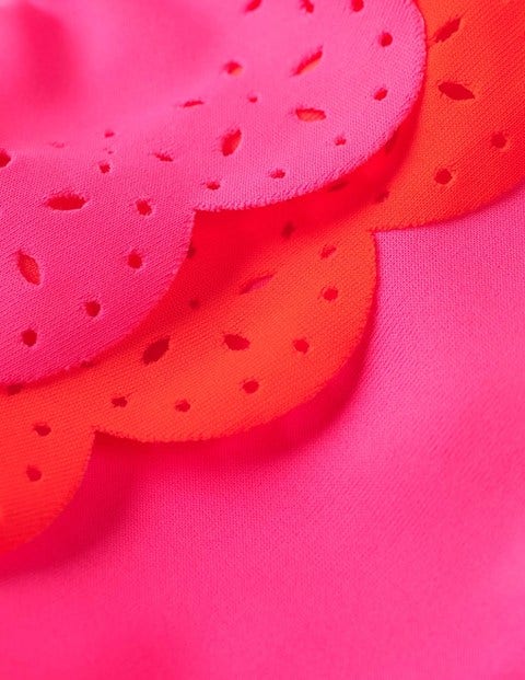 Bikini Festonné À Volants - Rose Corail/Orange Pamplemousse Bikini Festonné À Volants - Rose Corail/Orange Pamplemousse